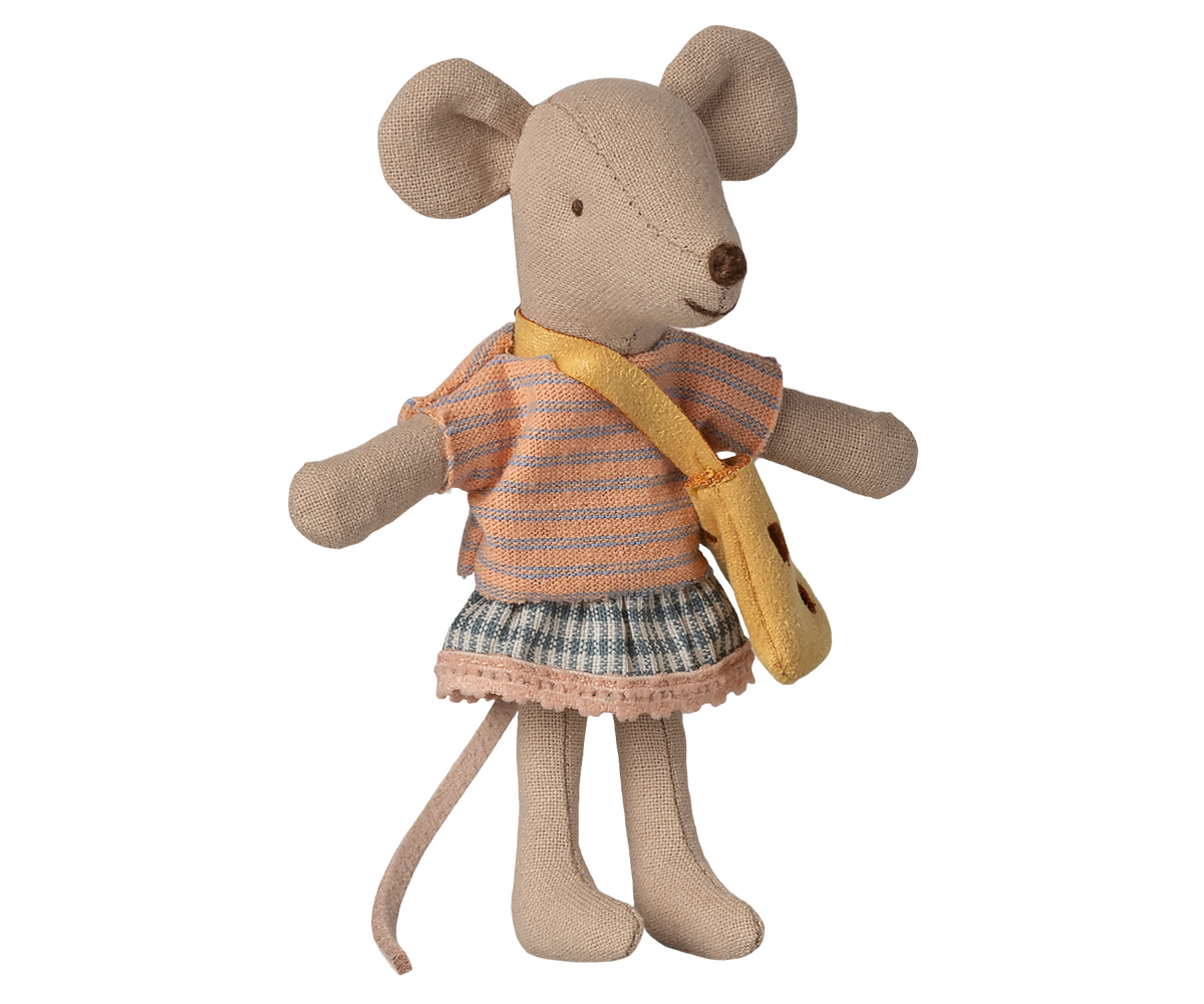 Kindergartenmaus mit Tasche